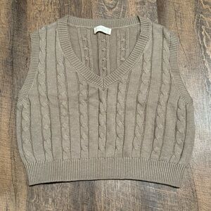 Altard State Brown Sweater Vest - Size XS